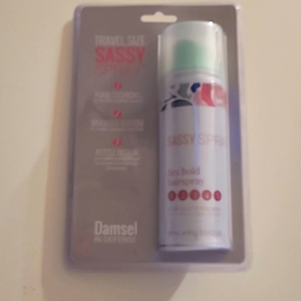 Sassy Spray travel hiding spot